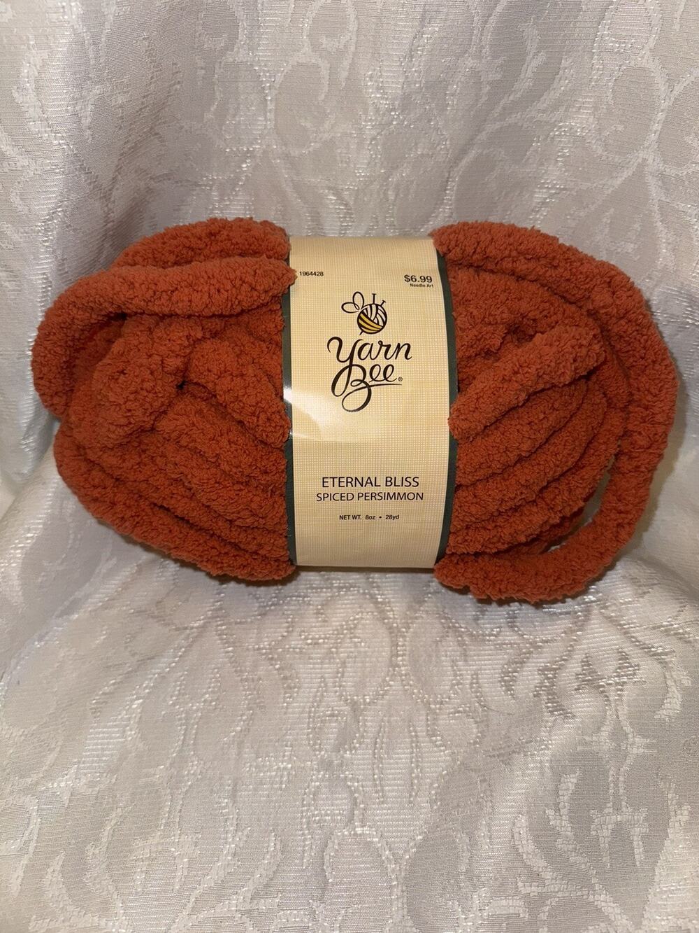 New Yarn Bee Eternal Bliss Spiced Persimmon 28 Yd 8oz Yarn Crochet Knitting Knit